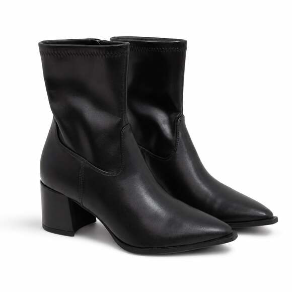 Dolce Vita Shoes - Dolce Vita Black Pointed Toe Block Heel Ankle Boots